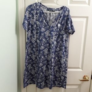 Lauren Ralph Lauren Paisley Nightgown Swim Cover